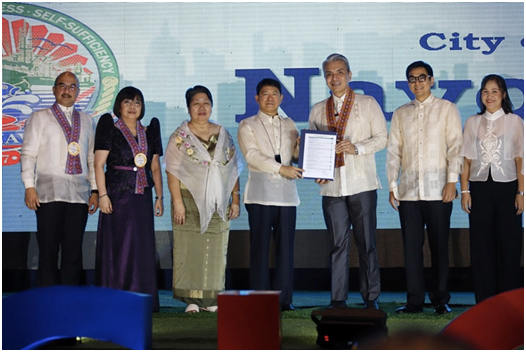 SDO NAVOTAS LAUDS CITY GOVERNMENT FOR BAGGING  SEAL OF GOOD LOCAL GOVERNANCE